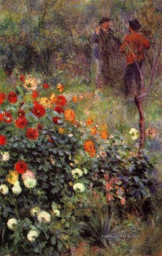 Garten in der rue Cortot Montmartre Pierre Auguste Renoir Ölgemälde